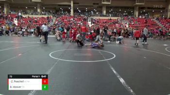 73 lbs Round 5 - Za`Aurby Paschall, Ark City Takedown Wrestling Cl vs Brantlee Hoover, Triumph