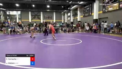 57 kg Consolation - Colton Camacho, Pittsburgh Wrestling Club vs Jackson Nielsen, Nebraska Golden Eagles Wrestling Club