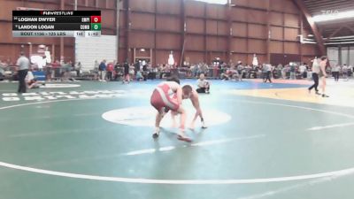 125 lbs Consi Of 16 #2 - Loghan Dwyer, Empire Wrestling Academy vs Landon Logan, Combat Athletics
