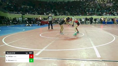 118 lbs Round Of 32 - Abbey Miller, HURRICANE WRESTLING ACADEMY vs Sarai Brown, Piedmont