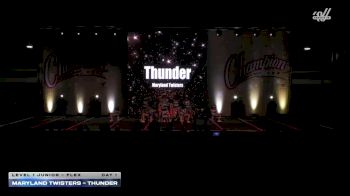 Maryland Twisters - Thunder [2025 L1 Junior - Flex Day 1] 2025 Champion Cheer and Dance Grand Nationals