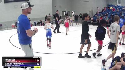 63 lbs Round 4 (6 Team) - Ezekiel Hernandez, Nebraska Blue Boys vs Roc Rhees, Team Missouri Boys