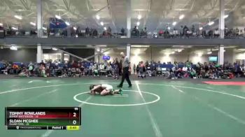 95 lbs Round 4 (6 Team) - Tommy Rowlands, Bishop Watterson vs Sloan McGhee, Clear Fork
