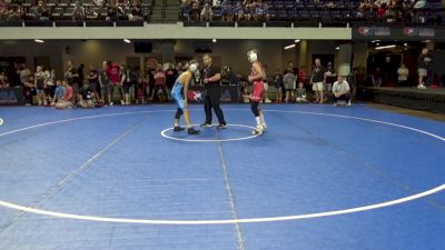 96 lbs Cons. Quarters - Jordan Crump, Askren Wrestling Academy vs Logan Rowlands, Ohio Crazy Goats Wrestling