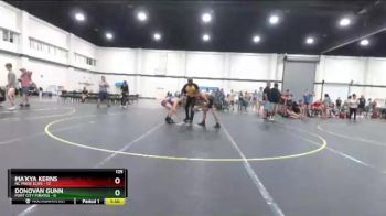 125 lbs Semis & 1st Wrestleback (8 Team) - Ma`kya Kerns, NC Pride Elite vs Donovan Gunn, Port City Pirates