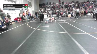 58 lbs Rr Rnd 3 - Sutton Stites, Raw Wrestling Club vs Easton Williams, Team Tulsa Wrestling Club