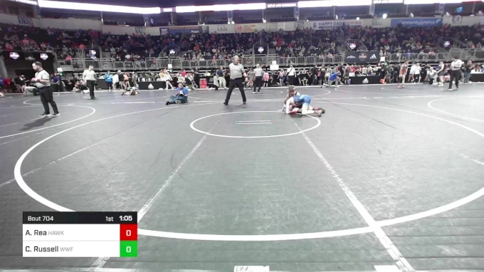 110 lbs Quarterfinal - Adam Rea, Hawkins House Elite vs Colton Russell ...