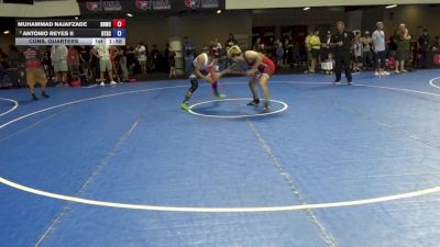 155 lbs Cons. Quarters - Muhammad Najafzade, Honey Badger Wrestling Club vs Antonio Reyes II, Beat The Streets Chicago-Avondale