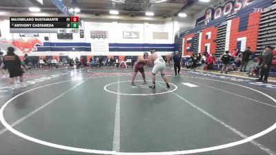 285 lbs Cons. Round 3 - Anthony Castaneda, Jurupa Valley vs Maximilano Bustamante, Paloma Valley