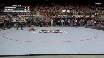 115 lbs Cons. Round 1 - Caroline Mott, Wellington HS vs Lola Burk, Goodland HS