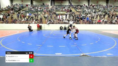 54 lbs Semifinal - Grayson Hushin, Backyard Bullies Wrestling Club vs Anderson Kunitake, Morris Fitness Wrestling Club