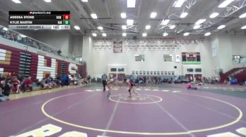 115 lbs Champ. Round 2 - Kylie Martin, Baker vs Adessa Stone, Homedale