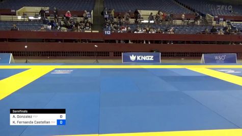 Auriell Gonzalez vs Karen Fernanda Castellanos Roble 2024 Pan IBJJF Jiu-Jitsu No-Gi Championship