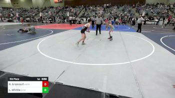 95 lbs 5th Place - Rhett Arsenault, Warriors Of Christ vs Logun Whittle, Gladiator Wrestling