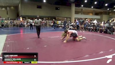 126 lbs Round 1 (6 Team) - Luke Kibelbek, TNWA #2 vs Derrick Williams, Assassins Blue