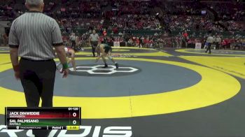 D1-120 lbs Cons. Round 3 - Sal Palmisano, Mayfield vs Jack Dinwiddie, Wadsworth
