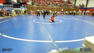 62 lbs Rr Rnd 2 - Norah Winkle, Raw Wrestling Club vs Nevalee Petty, Skiatook Youth Wrestling