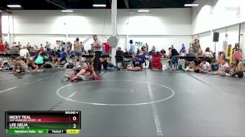 88 lbs Round 4 (6 Team) - Nicky Teal, Mat Warriors White vs Lee Delia, 84 Athletes