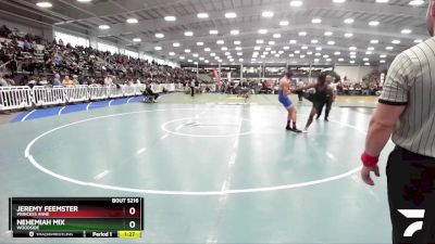 5-190 lbs Quarterfinal - Nehemiah Mix, Woodside vs Jeremy Feemster, Princess Anne