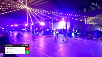 95 lbs Semifinal - Achilles Martinez, Grindhouse WC West vs Ayden Ortiz, Bear Cave WC