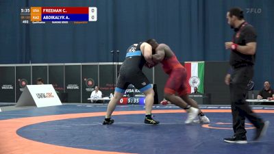 130 kg Qualification - Courtney Freeman, USA vs Assylbek Abdikalyk, KAZ