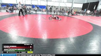 93 lbs Champ. Round 1 - Kohen Robbins, Shelton WC vs Amias Satiacum-Abdullah, Team Aggression WC