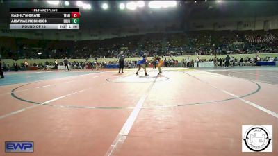 138 lbs Round Of 16 - Kashlyn Grate, Team Choctaw vs Aisa'Nae Robinson, Douglass Wrestling