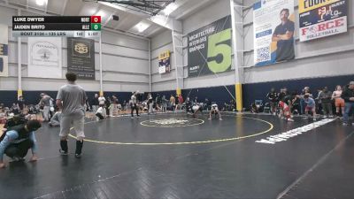 135 lbs Consi Of 8 #1 - Luke Dwyer, North Easton vs Jaiden Brito, Allentown