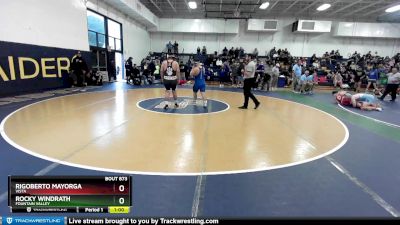 195 lbs Cons. Round 3 - Rocky Windrath, Fountain Valley vs Rigoberto Mayorga, Vista