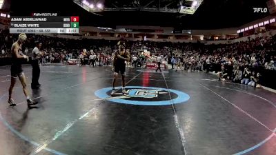 4A 133 lbs Champ. Round 1 - Blaize White, Del Norte vs Adam Abdeljawad, Miyamura