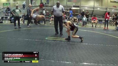 91 lbs Finals (2 Team) - Emiliano Duron, Donahue WA vs Austin Latarewicz, American Gladiators-Havoc