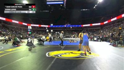 285 lbs Consi Of 16 #2 - Juan Carlos Puga, Gilroy (CC) vs Jaiden Lopez, Calipatria (SD)