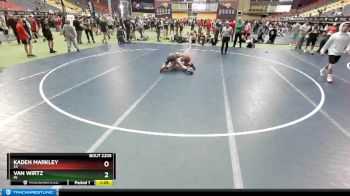 126 lbs Champ. Round 2 - Van Wirtz, MI vs Kaden Markley, KS
