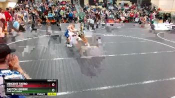 53 lbs Semifinal - Vincent Tatro, Carolina Reapers vs Dayton Griebe, Cane Bay Cobras