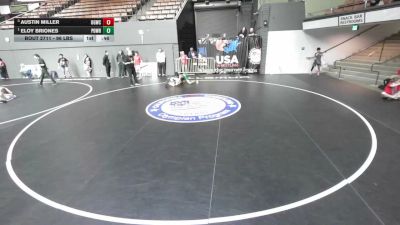 96 lbs 1st Place Match - Eloy Briones, Poway Wrestling vs Austin Miller, USA Gold Wrestling Club