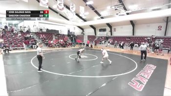 125 lbs 1st Place Match - Shelton Chastain, University Of The Ozarks vs Jose Salinas Nava, Schreiner