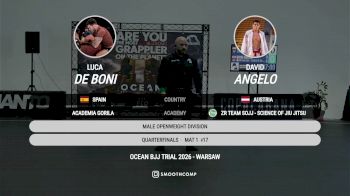 Luca De Boni vs David Angelo 2026 OCEAN TRIAL WARSAW