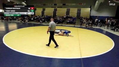 125 lbs Quarterfinal - Tony Urso, Washington & Lee vs Dorian Hoffman, Baldwin Wallace