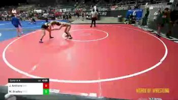 115 lbs Consi Of 4 - Justice Anthony, Patriots Wrestling Club vs Millie Bradley, Prodigy Wrestling