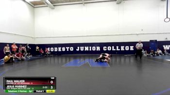 149 lbs Round 2 (3 Team) - Paul Walker, College Of The Redwoods vs Jesus Marinez, San Joaquin Delta College