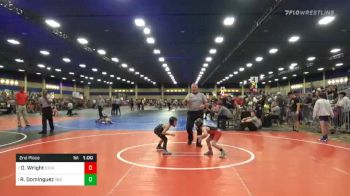Match - Dillon Wright, Stout Wrestling Academy vs Rocco Dominguez, Red Wave Wrestling