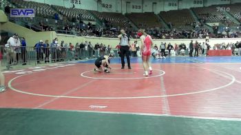 96 lbs Round Of 16 - McKinney Womack, Davis vs Everly Olson, Piedmont