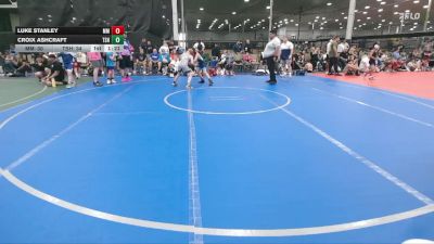 110 lbs Round 4 (6 Team) - Luke Stanley, Micky`s Maniacs vs Croix Ashcraft, Tri State Hammers