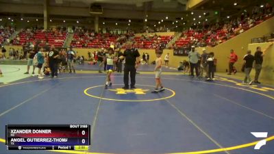 83 lbs Cons. Round 1 - Xzander Donner, KS vs Angel Gutierrez-Thomas, TX