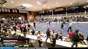 113 lbs Cons. Semi - Carson Leonard, Lakeland High School vs Ahmad Banishamsa, Lake Stevens