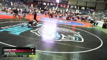 1 lbs Cons. Round 1 - Colby Stock, Fellowship Christian vs Connor Kirby, Calvary Day