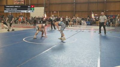 135 lbs Quarterfinal - Vincenzo Anello, Blair Academy vs Reef Dillard, Bethlehem Catholic