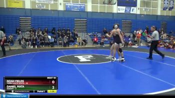 120 lbs 2nd Wrestleback (8 Team) - Noah Fields, Terre Haute South vs Daniel Mata, Hobart