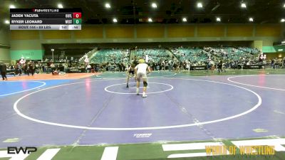 89 lbs Consolation - Jaden Yacuta, Outlaws Wrestling Club vs Ryker Leonard, Westshore Wrestling Club