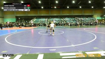 89 lbs Consolation - Jaden Yacuta, Outlaws Wrestling Club vs Ryker Leonard, Westshore Wrestling Club